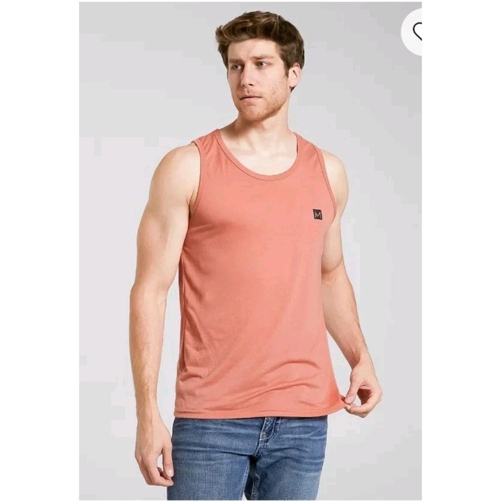 Men's Maven Basic Tank Terra Cotta Size L